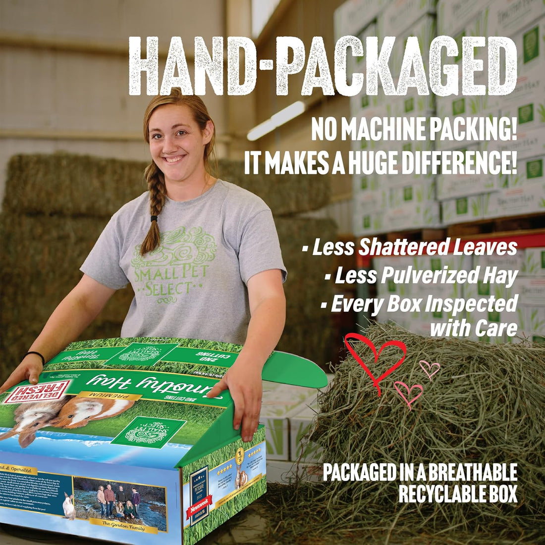 Small Pet Select 2nd Cutting Perfect Blend Timothy Hay Pet Food
