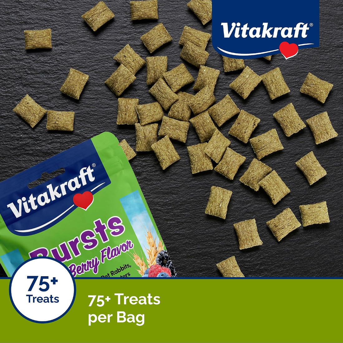 Vitakraft Bursts Small Animal Treat Wildberry Flavor 1.76 oz