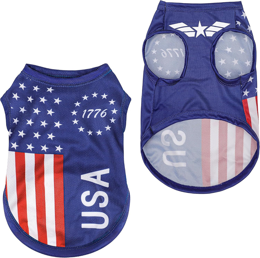 American Flag Inspired Dog Vest: Perfect Dog Shirt