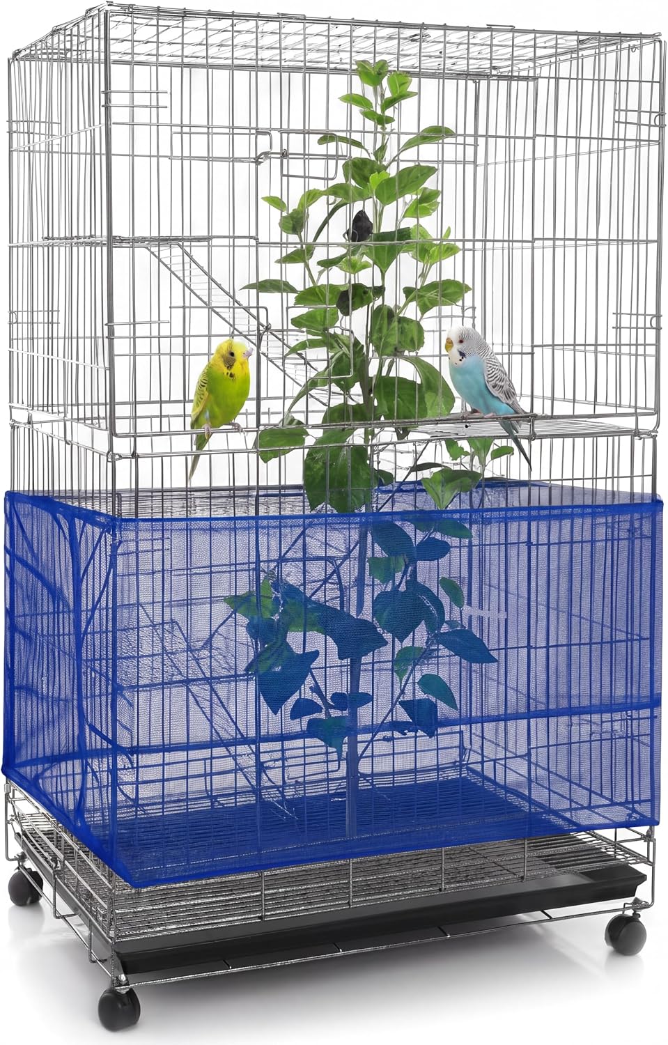Shappy Bird Cage Net Cover Seed Catcher