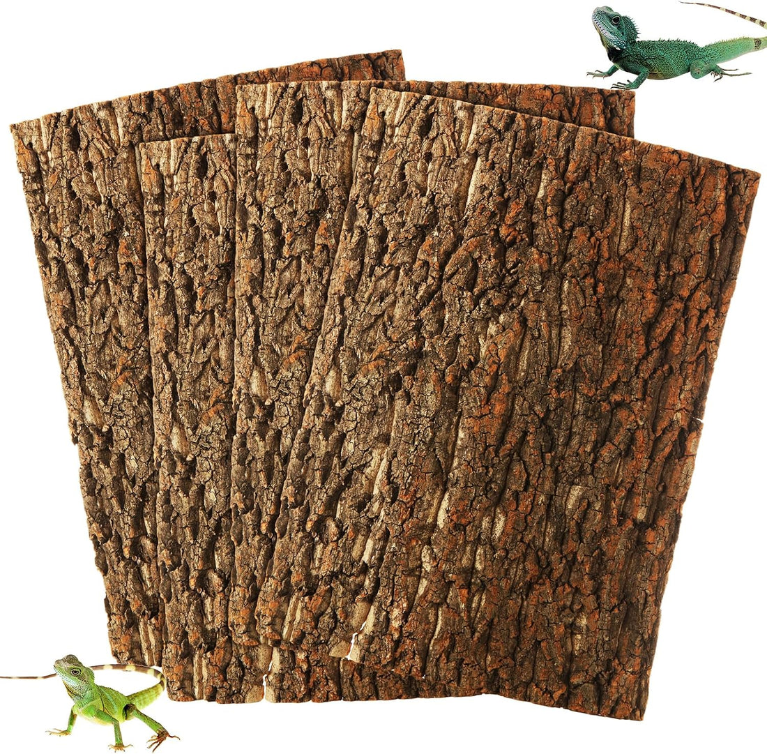 STARVAST 4PCS Cork Terrarium Background 15.7x11.8in for Reptile