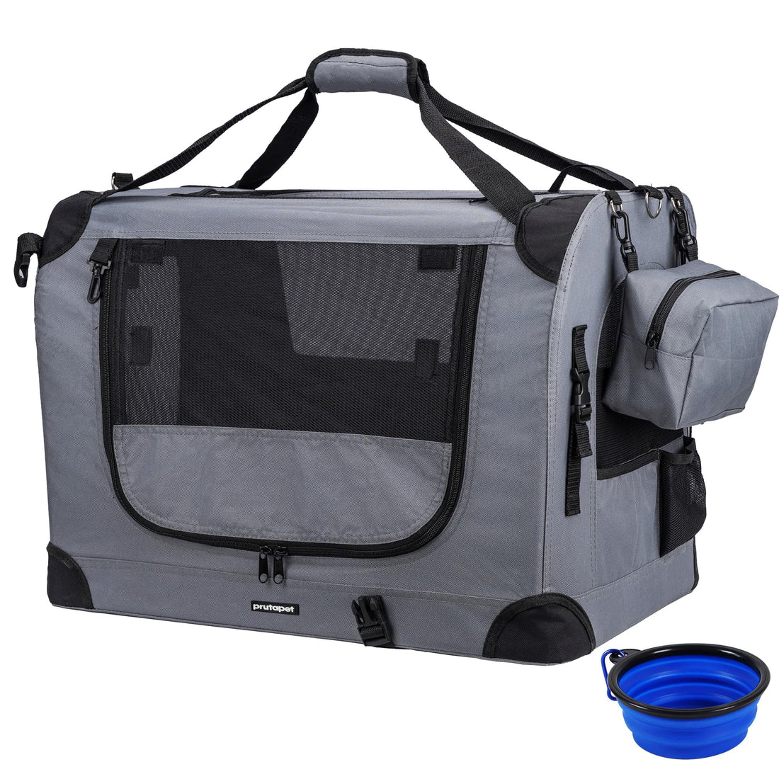 Prutapet Large Cat Carrier 24"x16.5"x16.5" Portable Dog Crate