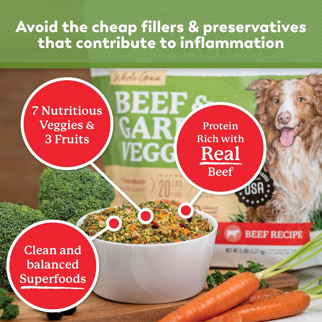 Dr. Harvey's Beef & Garden Veggies Dog Food