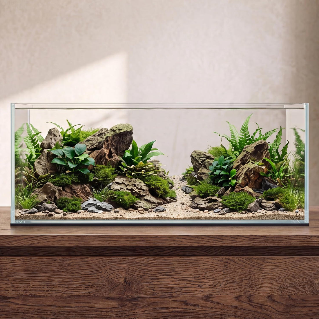 6.6 Gallon Rimless Low‑Profile Aquarium