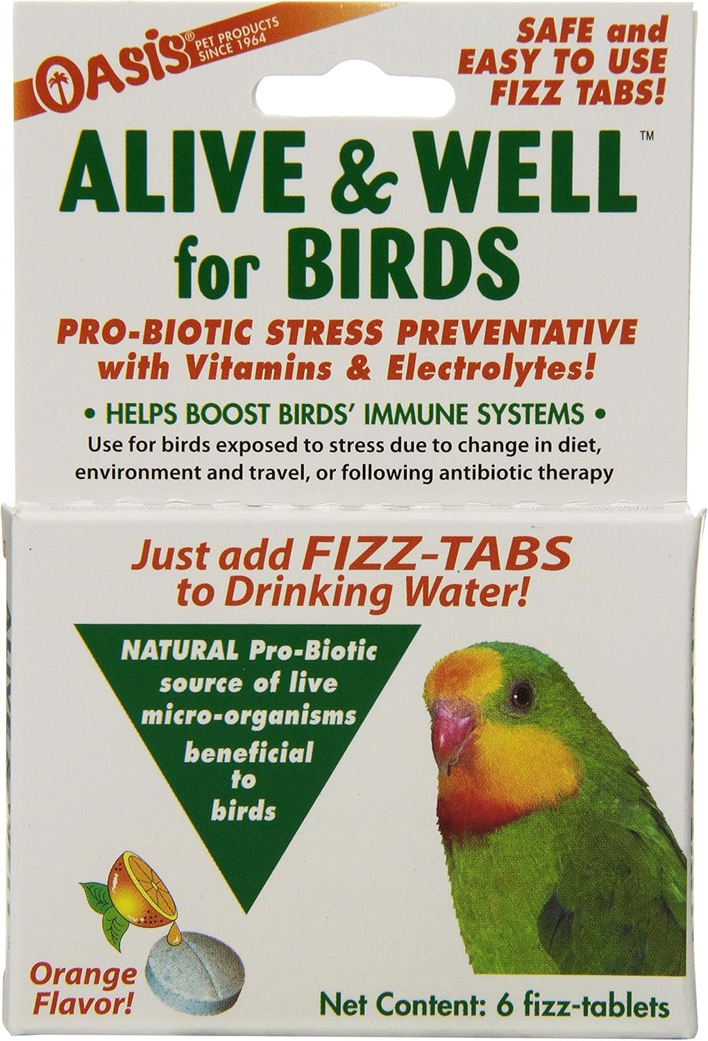 OASIS #80070 Alive and Well, Stress Preventative & Pro-Biotic Tablets