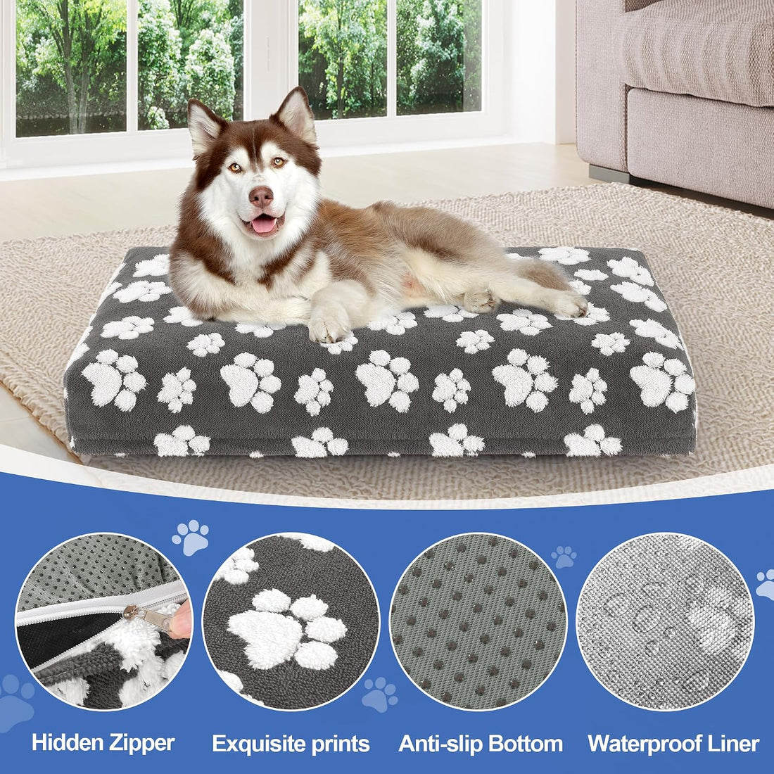 BALAPET Dog Bed Covers,Waterproof Dog Bed Cover Pet Bed Cover