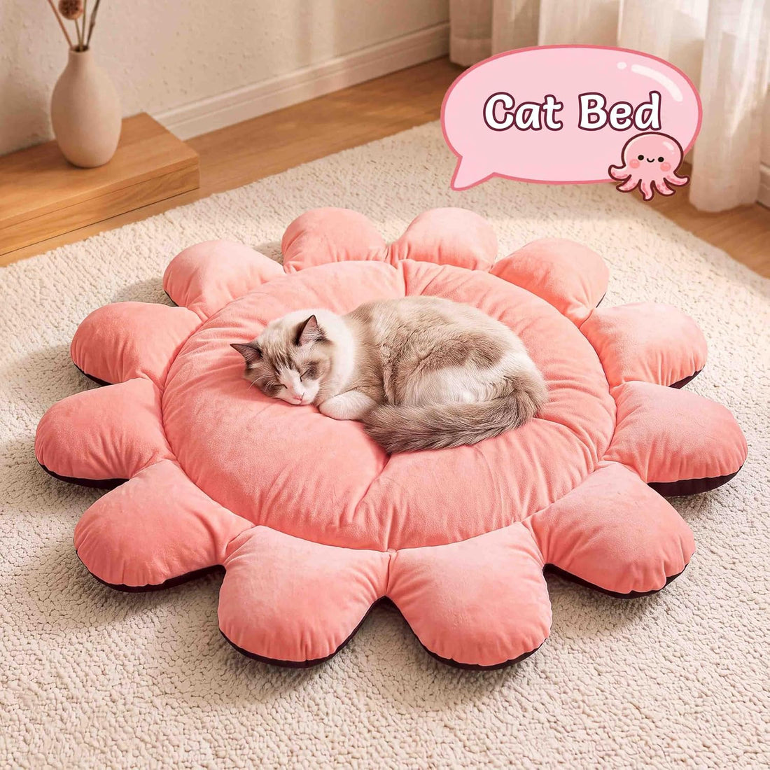 VIEFIN Cat Tunnel Bed with 20 Cat Toys
