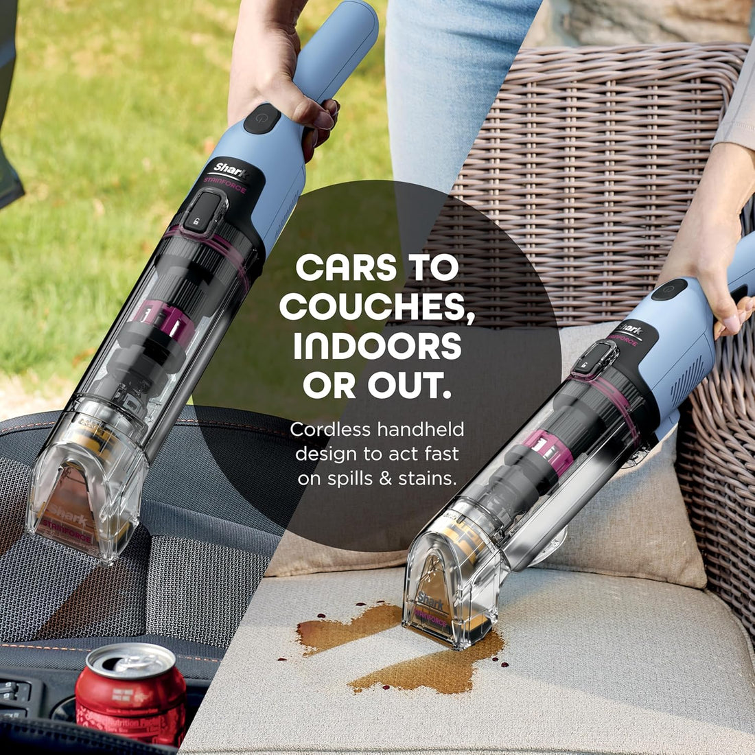 Shark StainForce Cordless Stain, Odor & Urine Remover, 2 Tools