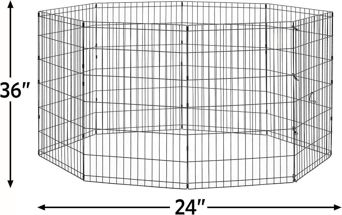 New World by MidWest 36-Inch Exercise Pen, No Door, 16 Sq Ft Play Area