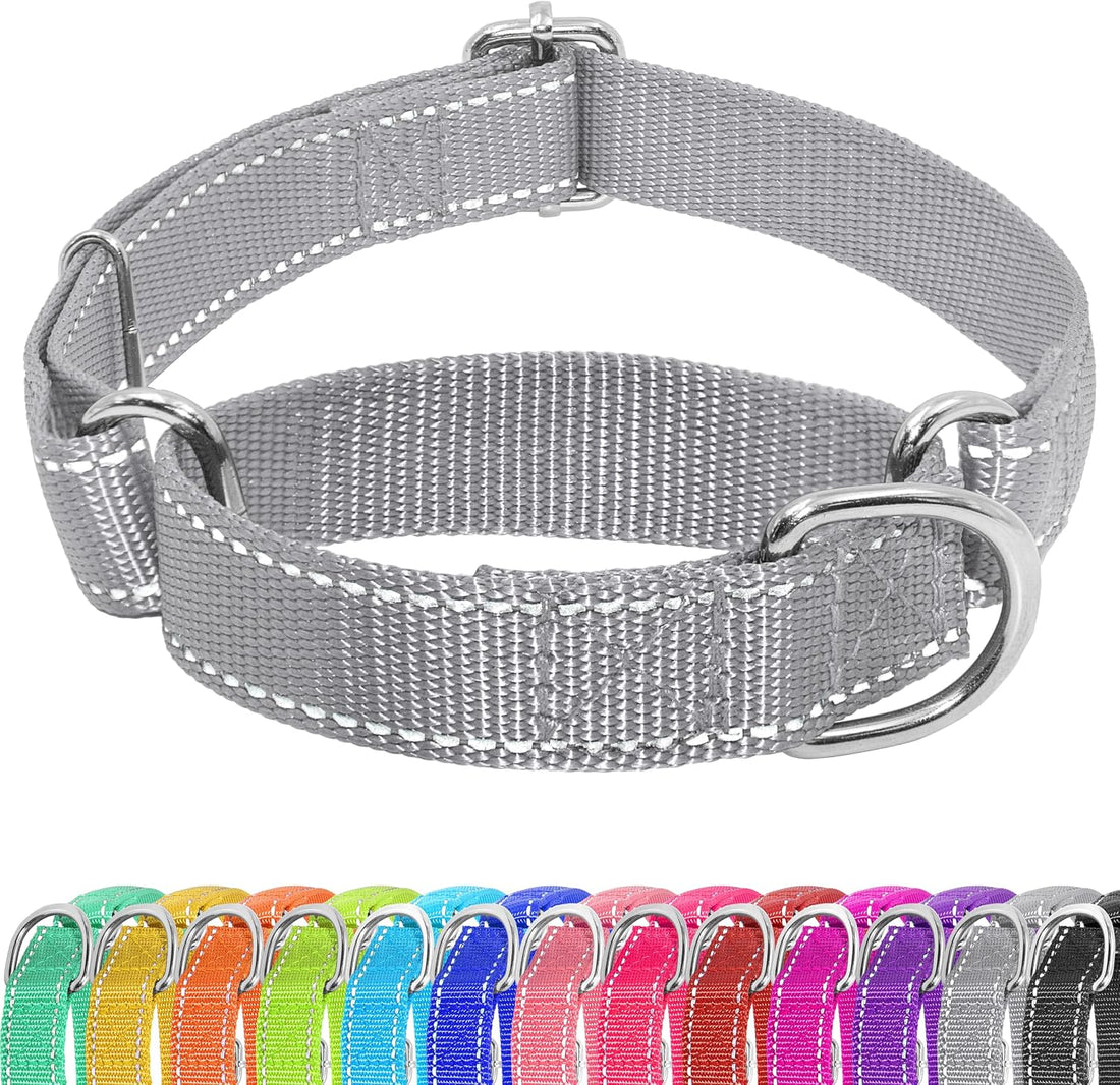 Seyezo Martingale Dog Collar - Adjustable No Buckle Slip Collar,XS