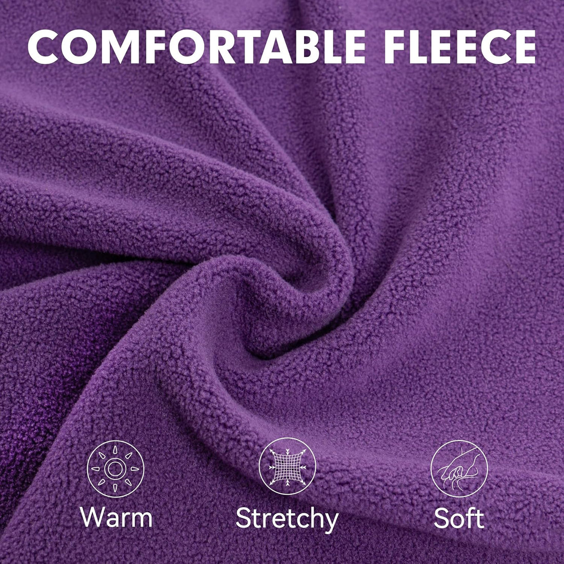 cyeollo Fleece Dog Sweater, Pullover Dog Fleece Jacket Turtleneck