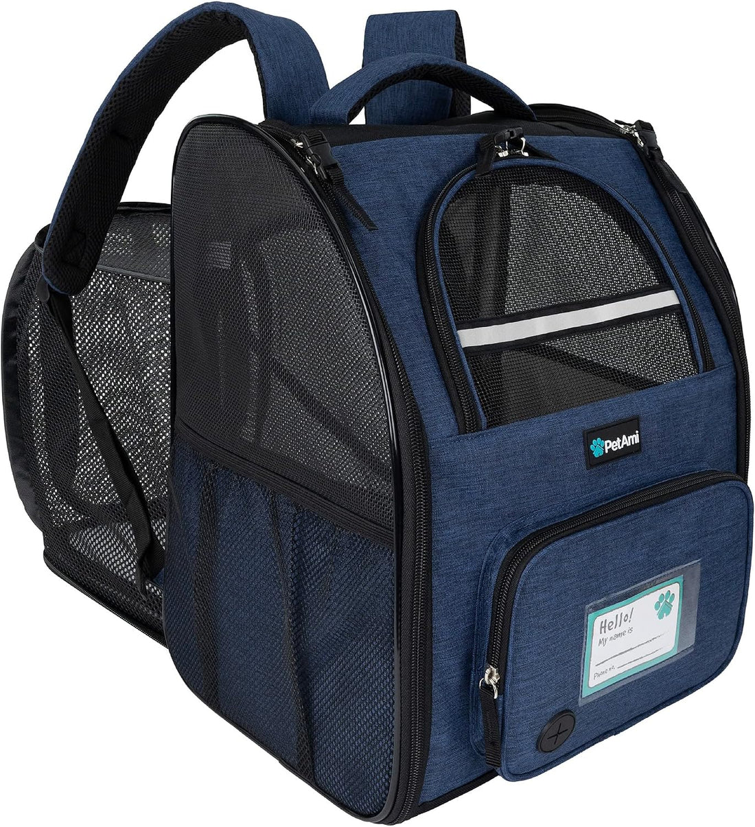 PetAmi Expandable Dog Cat Backpack Carrier, Airline Approved