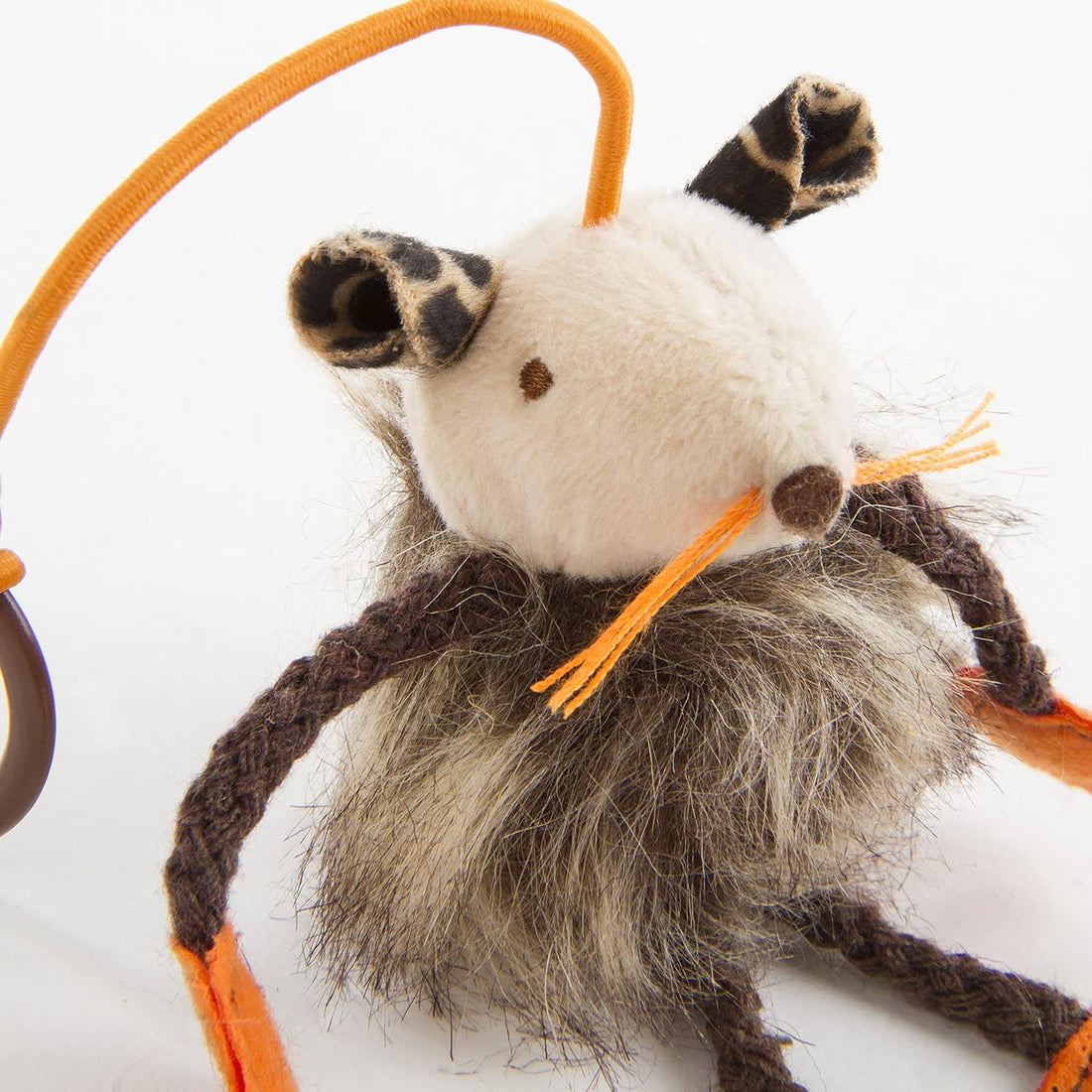 SmartyKat Bouncy Mouse Bungee Dangler Plush Cat Toys - Multi Color