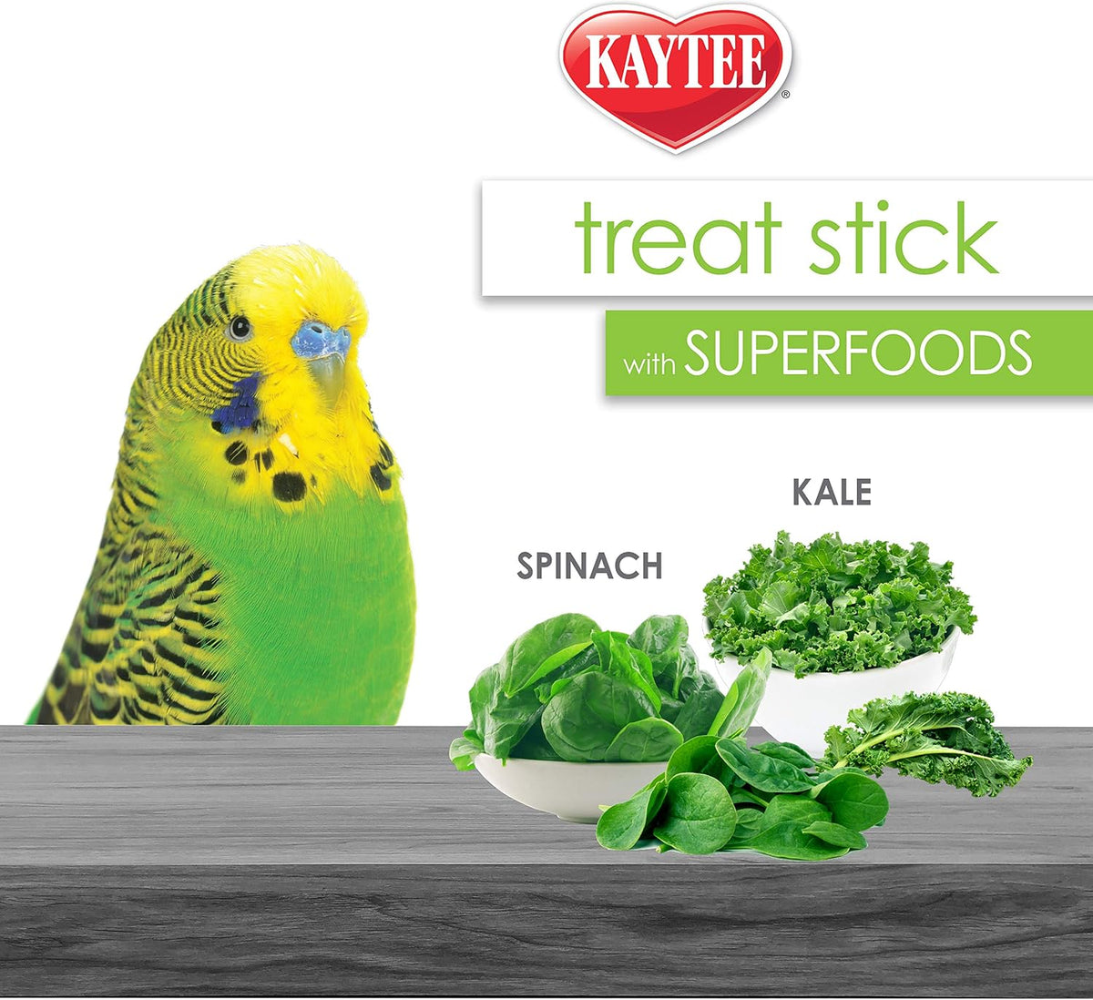 Kaytee Avian Superfood Treat Stick Spinach & Kale 5.5oz