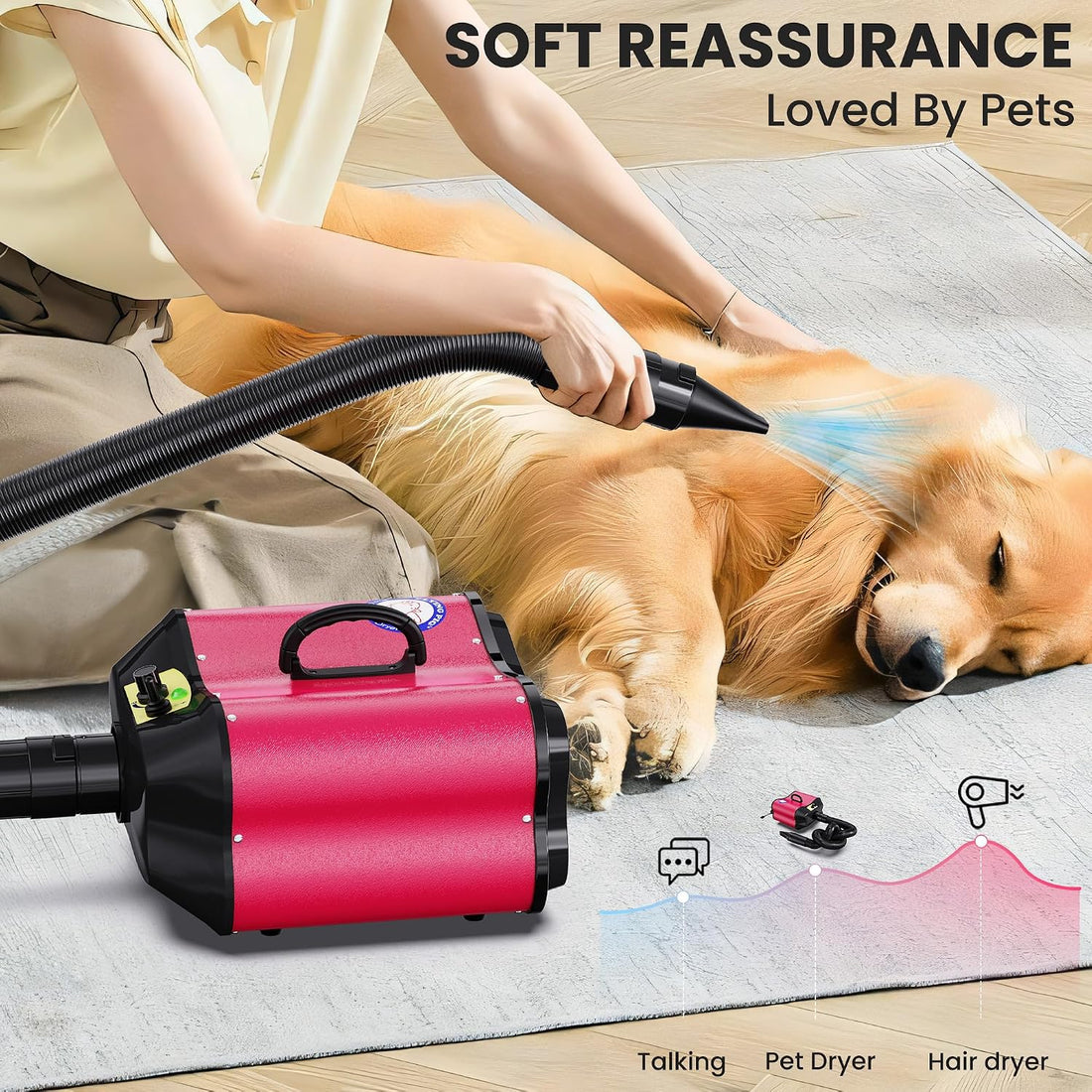 Flying Pig Double Motor High Performance Dog Pet Grooming Dryer