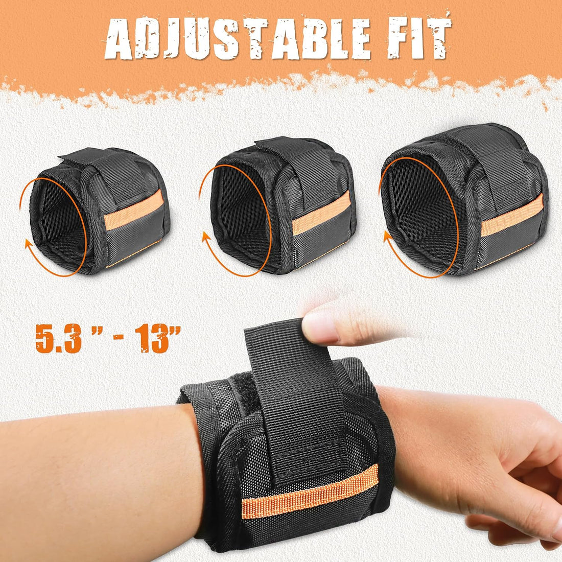 Antidious Magnetic Wrist Magnets for Holding Horseshoe Nails by