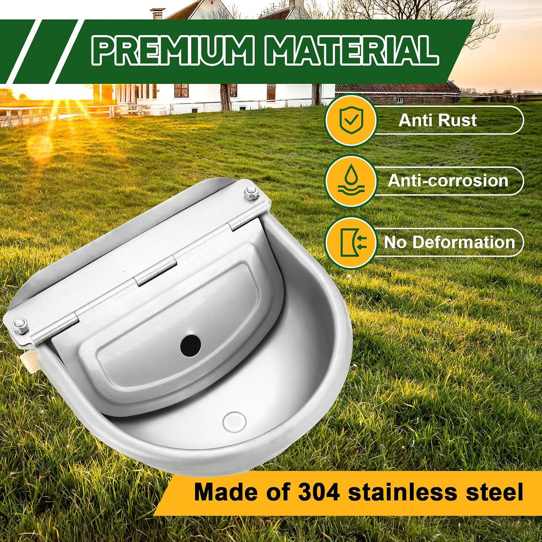 MAOPINER Automatic Water Dispenser Bowl