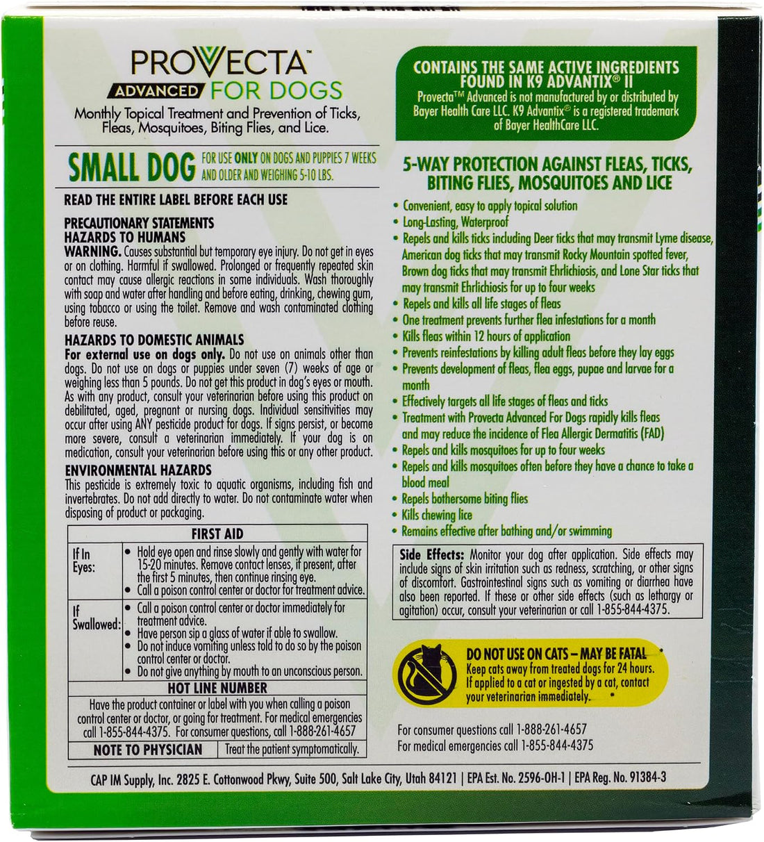 Provecta 4 Doses Advanced for Dogs