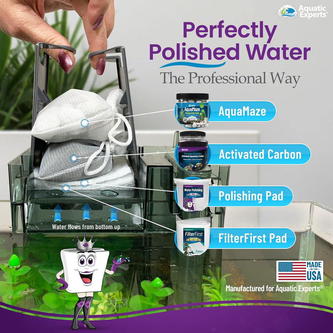 Aquatic Experts Aquarium Polishing Filter Pad