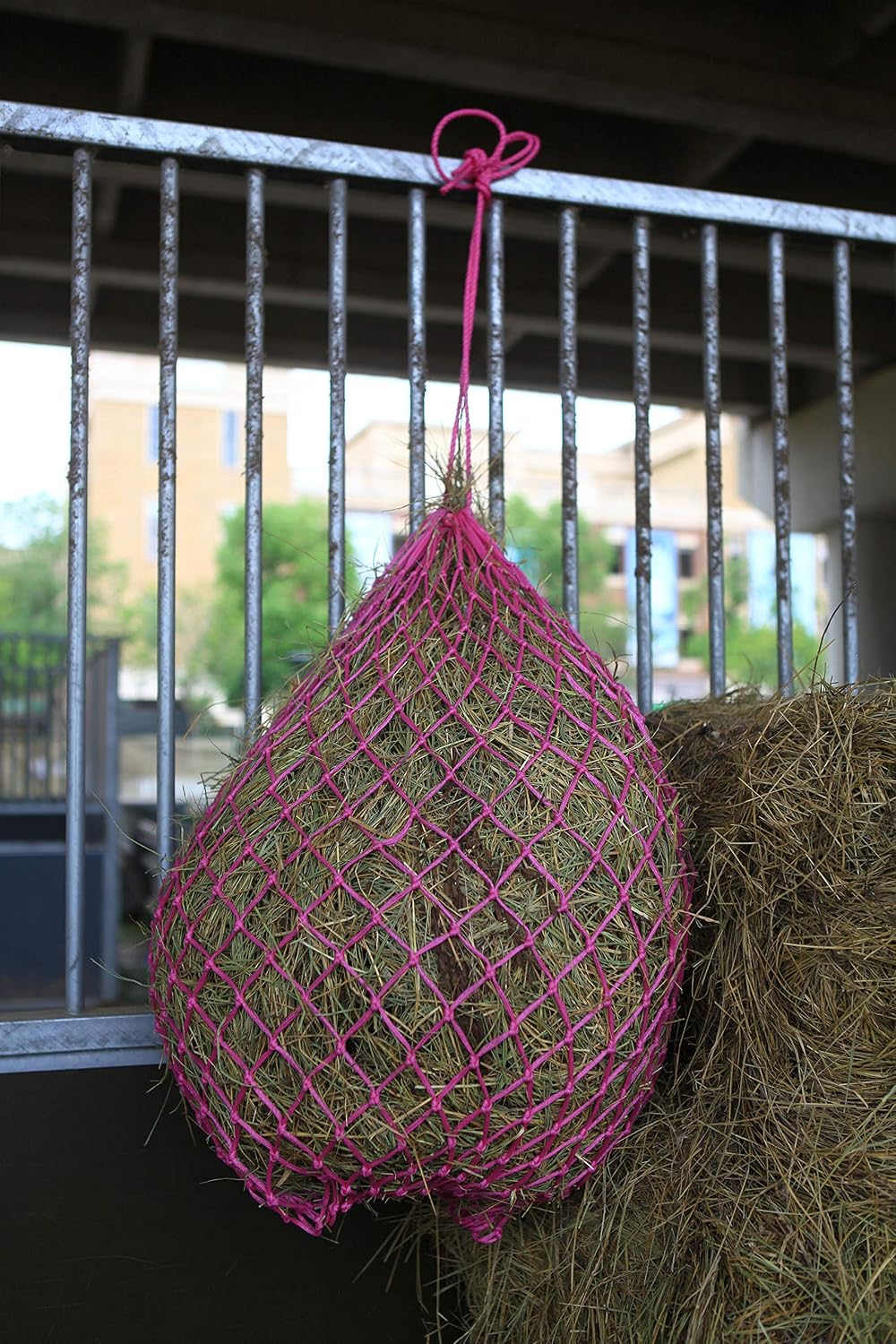 T TEKE 2 pcs Classic Slow Hay Feeder Hay Nets, 40" Length, 2" Holes