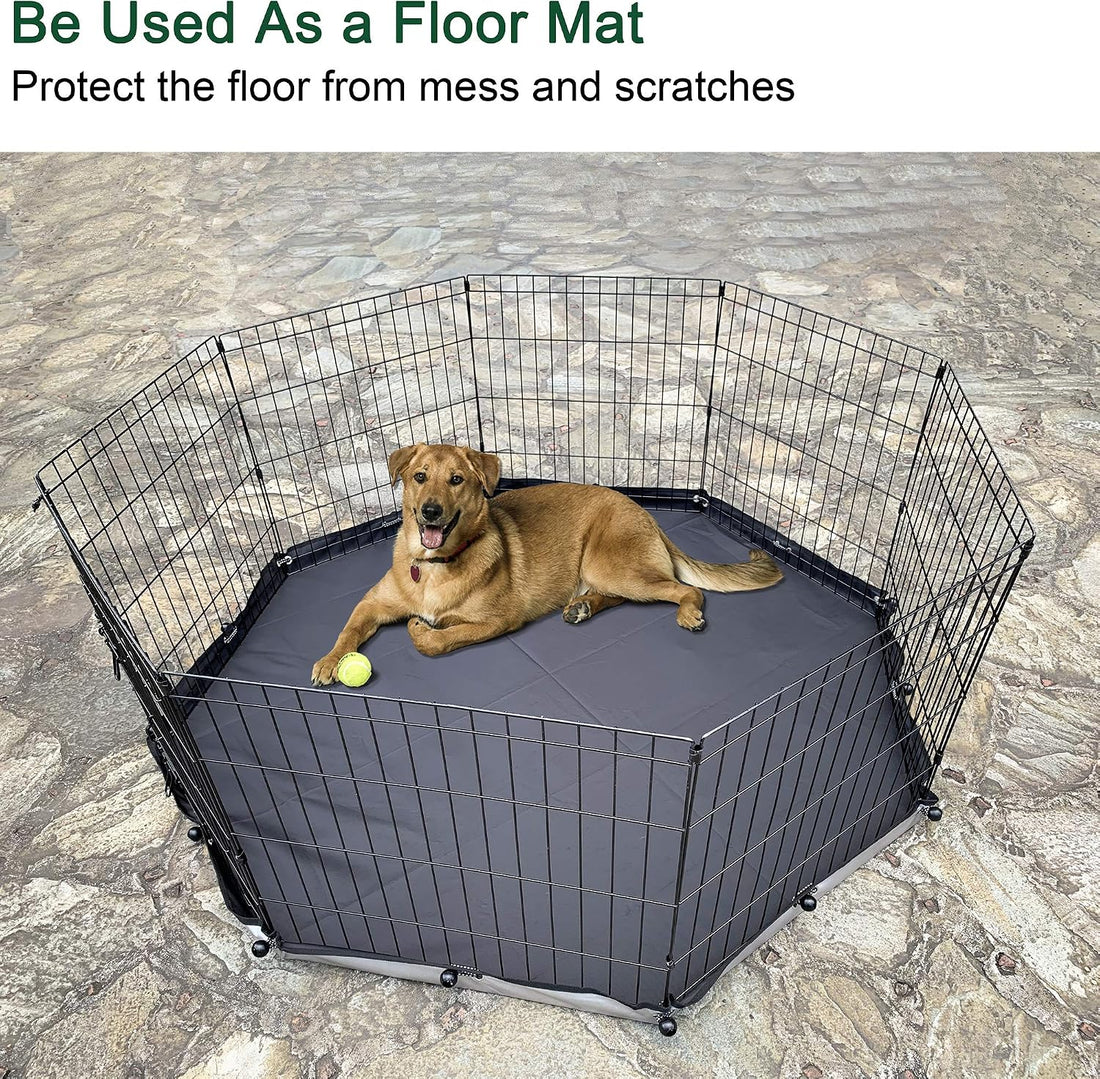 Universal Dog Playpen Cover with Sun/Rain Proof Top