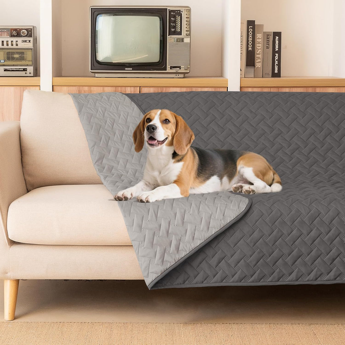 gogobunny 100% Double Sided Waterproof Dog Blanket Soft Pet Bed Cover