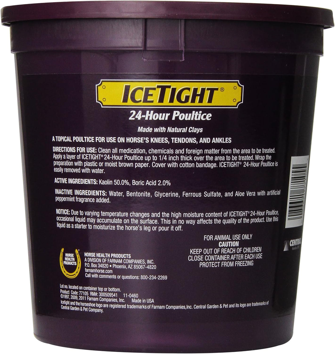 Farnam Horse Health IceTight 24-Hour Poultice, 46 lbs