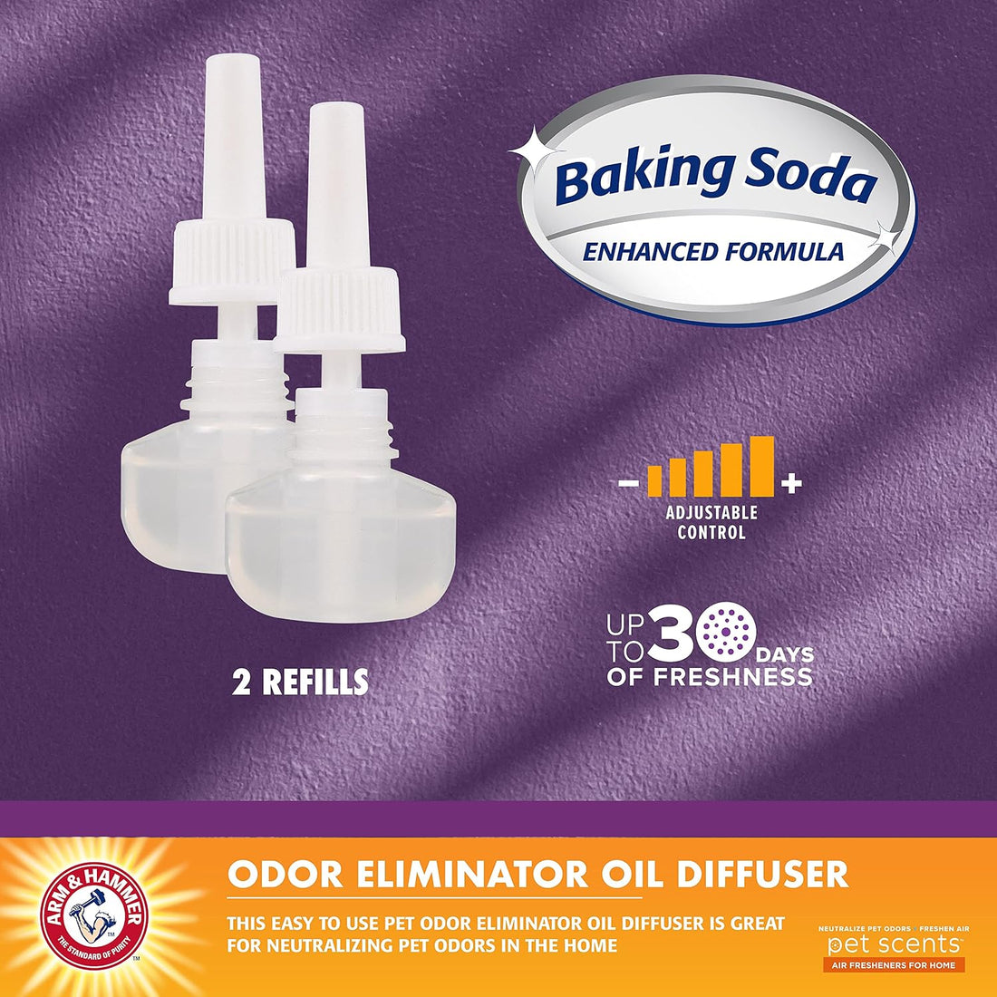 Arm & Hammer for Pets Plug-in Scented Oil Refills, Lavender Fields