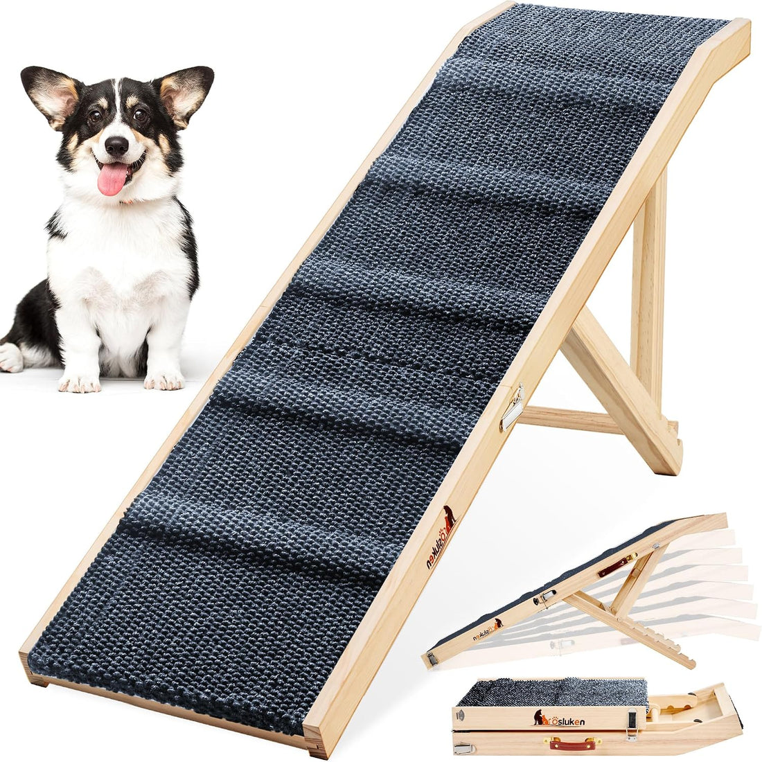 𝟐𝟎𝟐𝟔 𝐔𝐩𝐠𝐫𝐚𝐝𝐞𝐝 Dog Ramp for Bed