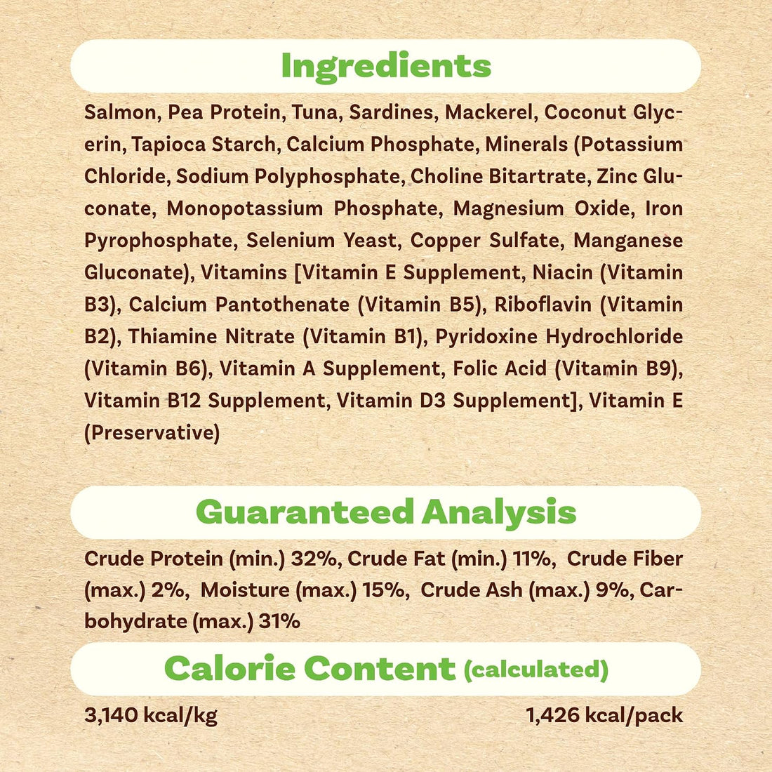 A Freschi srl® Air-Dried Dog Food, Fish Recipe, 1 lb
