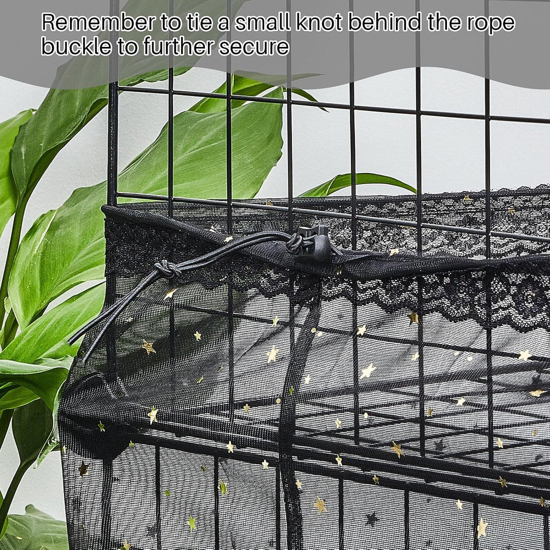 Shappy Large Bird Cage Cover Birdcage Nylon Mesh Net Cover Seed