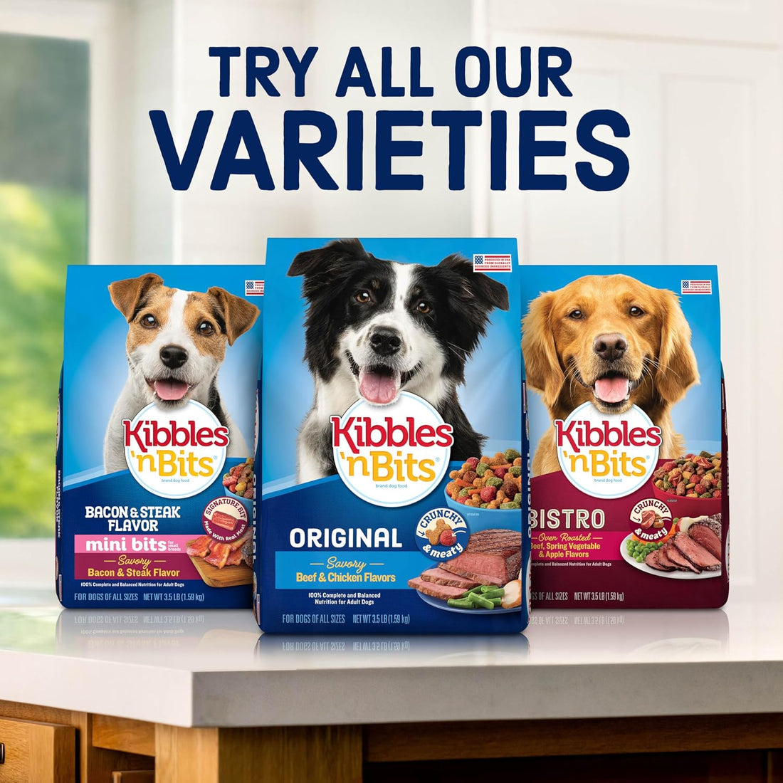 Kibbles 'n Bits Original Savory Beef & Chicken Flavor Dry Dog Food