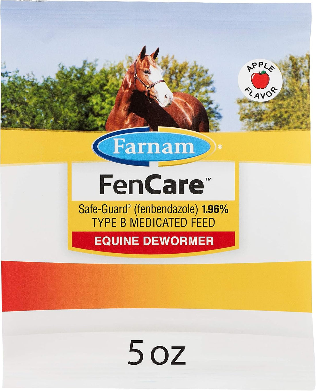 Farnam FenCare Safe-Guard 1.96% Equine Dewormer 5 Ounces