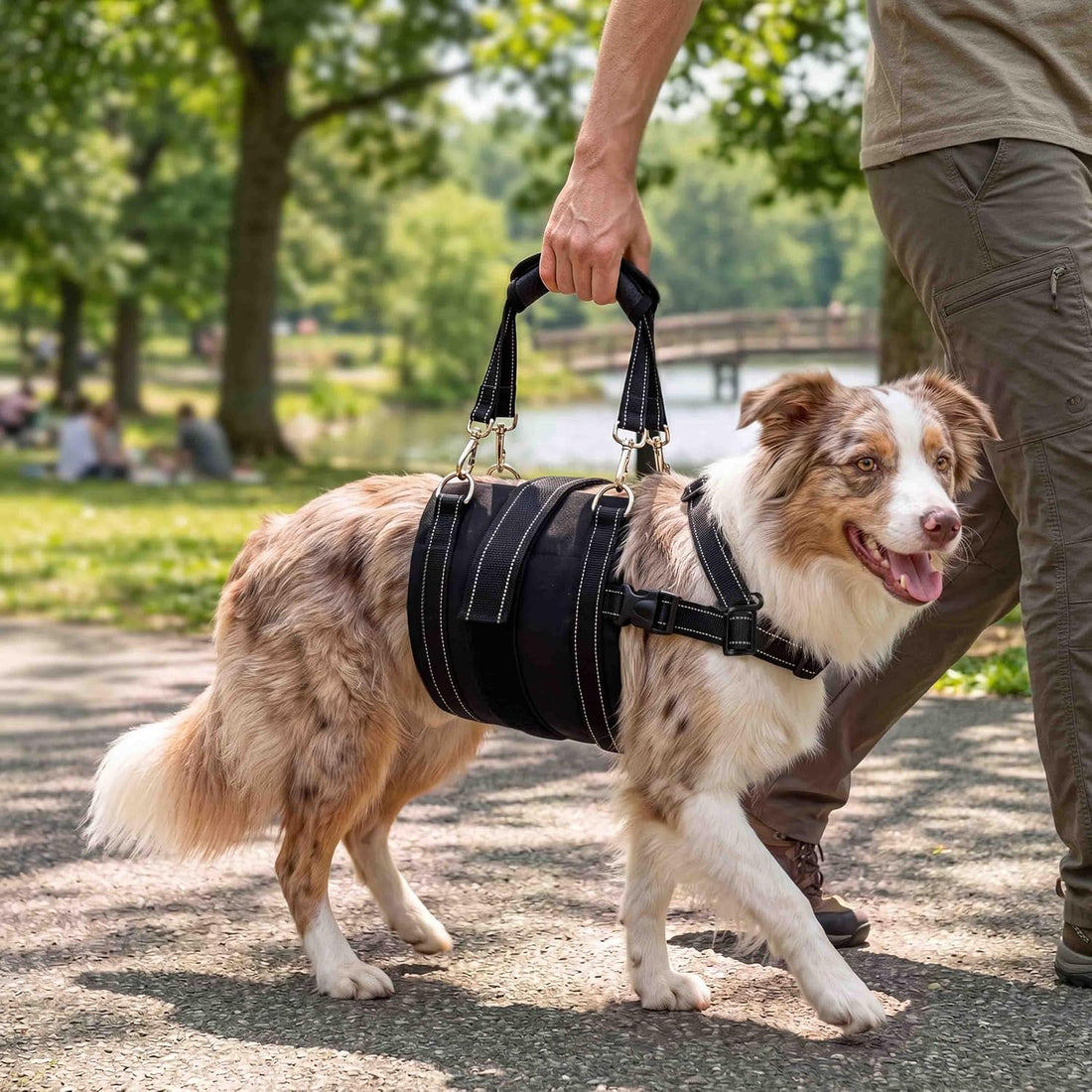 CWV Adjustable All Dog Lift Harness for Large Dogs