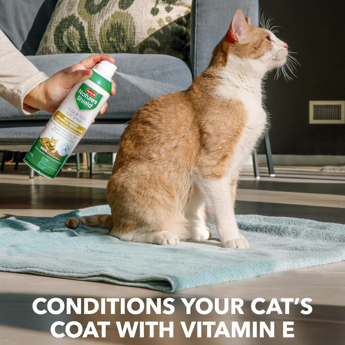 Hartz Nature’s Shield Flea & Tick Spray Treatment for Cats