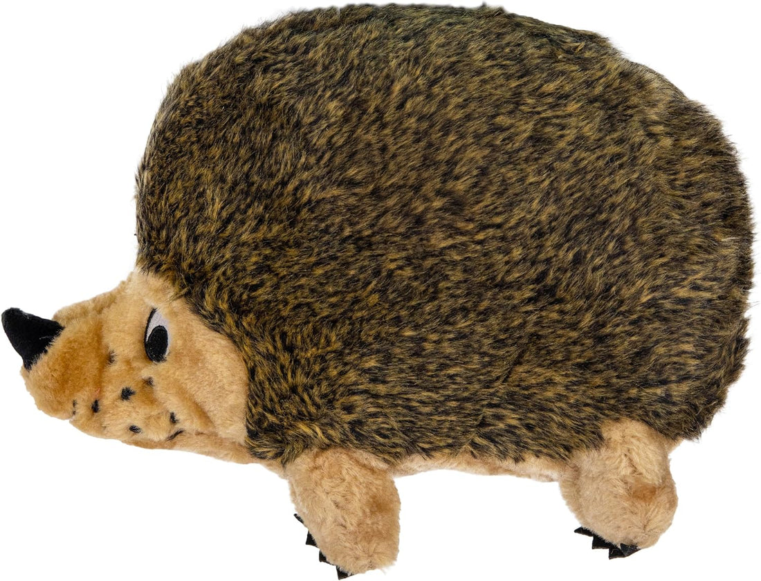 Outward Hound Hedgehogz Plush Dog Toy, Squeaks & Grunts, Large