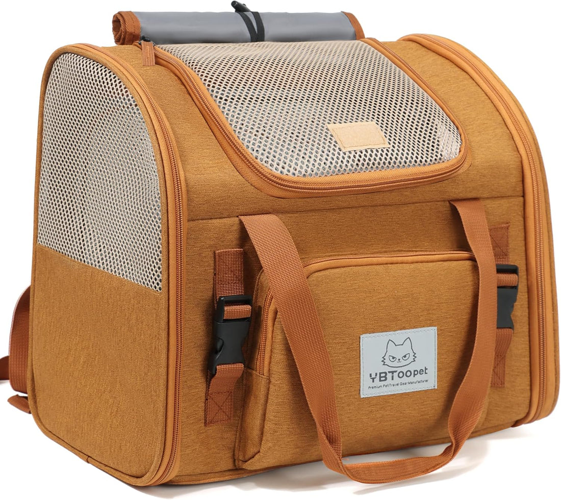 Cat Backpack Expandable, Cat Carrier for Travel & Hiking
