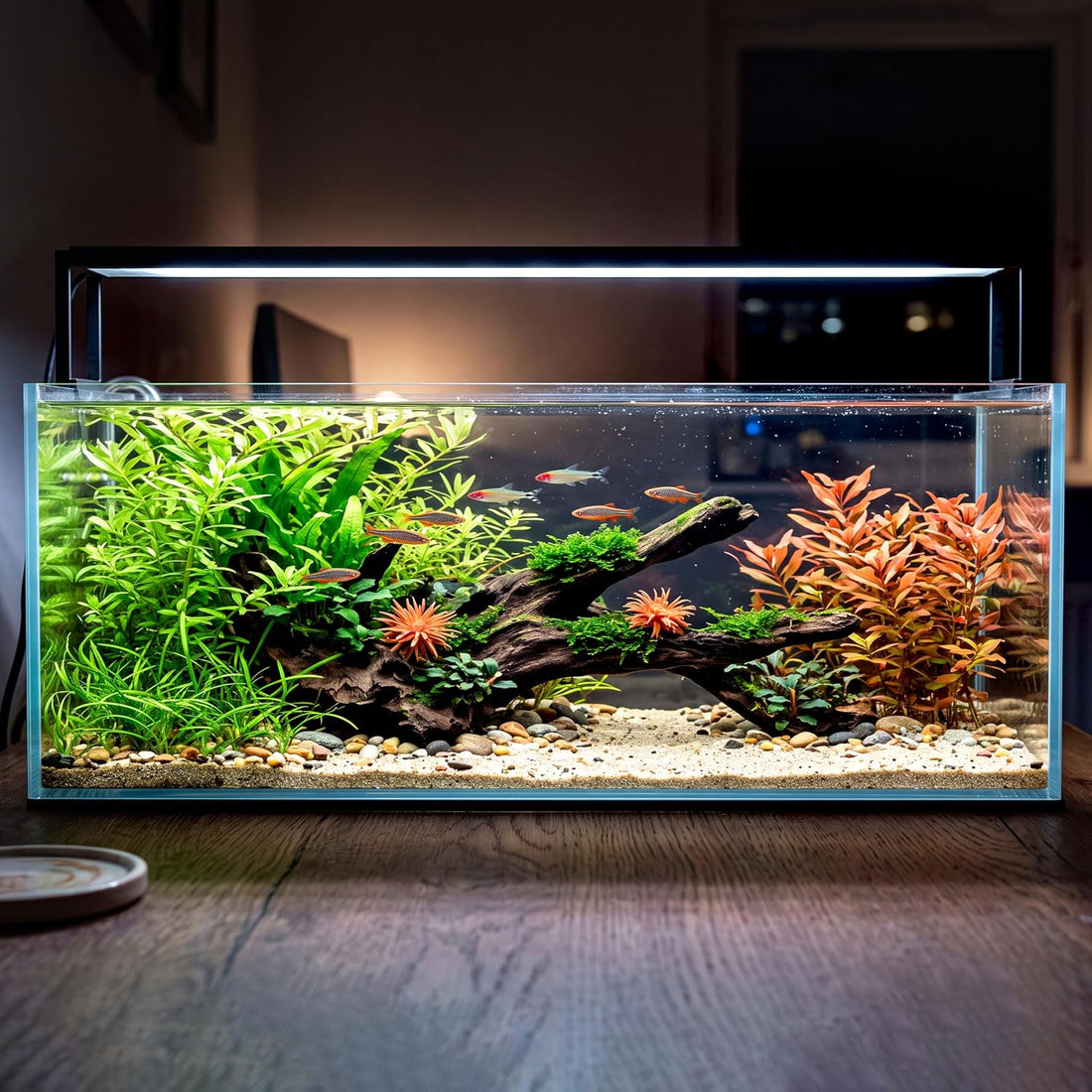 6.6 Gallon Rimless Low‑Profile Aquarium