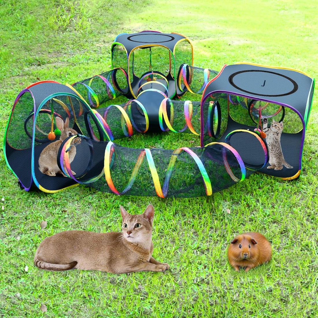CypherX Outdoor Rainbow Cat Enclosure