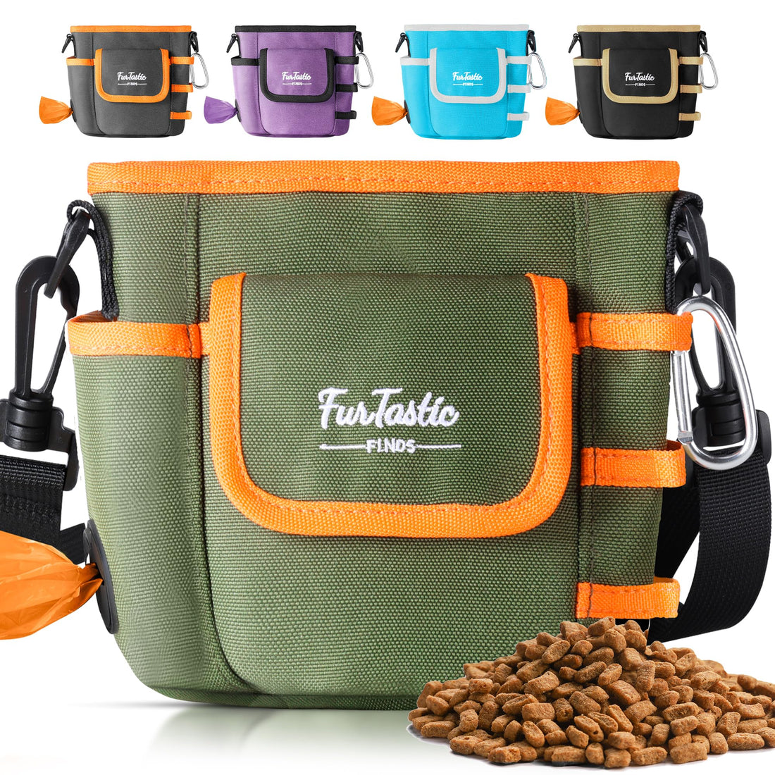 FurtasticFinds Dog Treat Pouch with Quick-Release Magnetic Closure