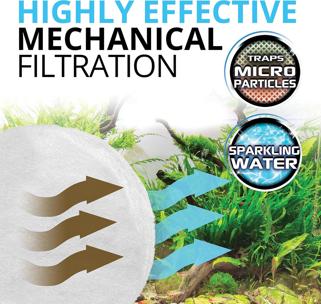 Fluval FX4/FX5/FX6 Bio-Foam, Replacement Aquarium Filter Media, 2-Pack