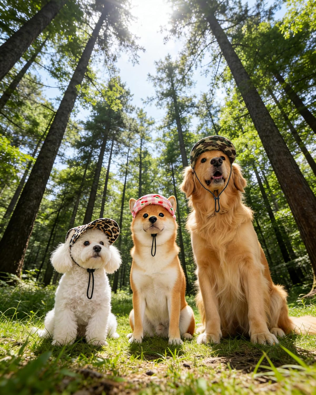 PET SHOW Camouflage Dog Baseball Cap for Small Doggies Cats