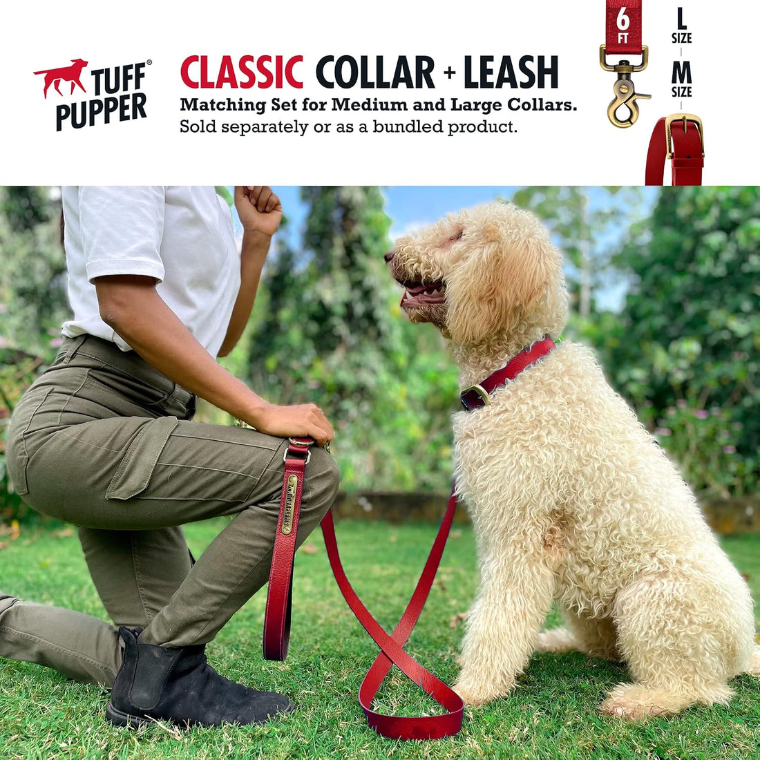 Tuff Pupper Heavy Duty Waterproof Dog Collar for Small