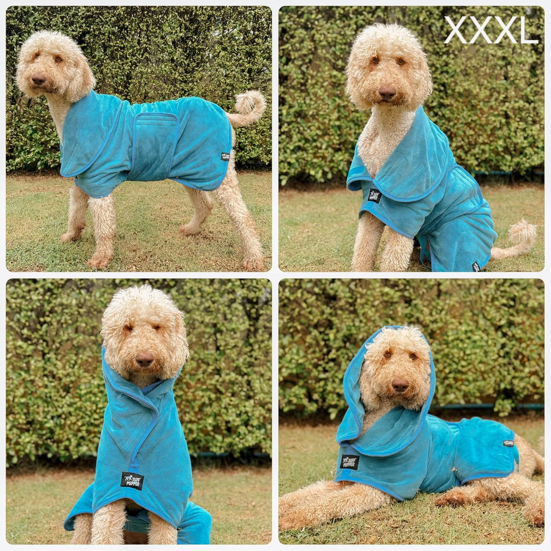 Tuff Pupper Fast Drying Dog Bath Robe