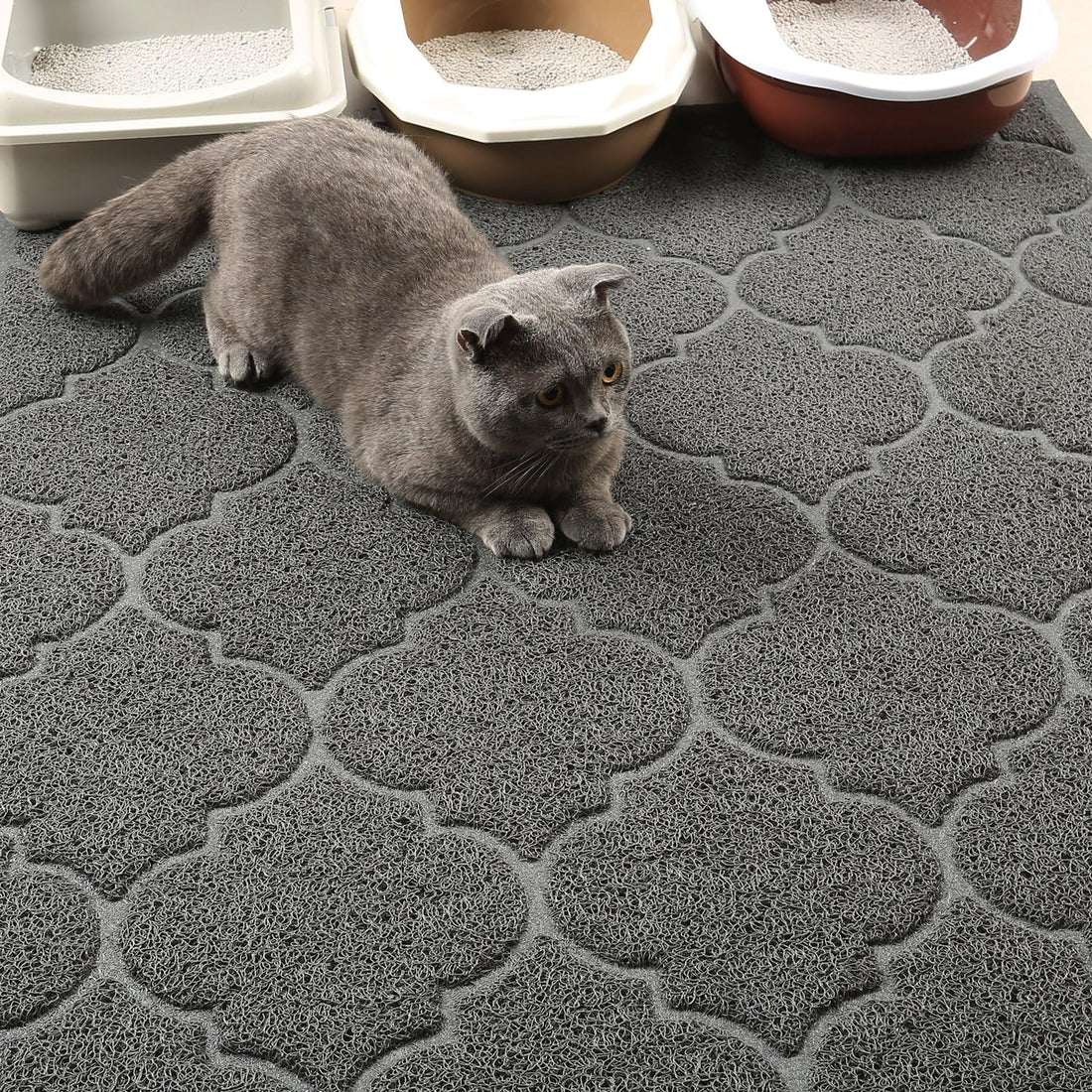 LittleTiger Cat Litter Mat, XL Super Size, Phthalate Free
