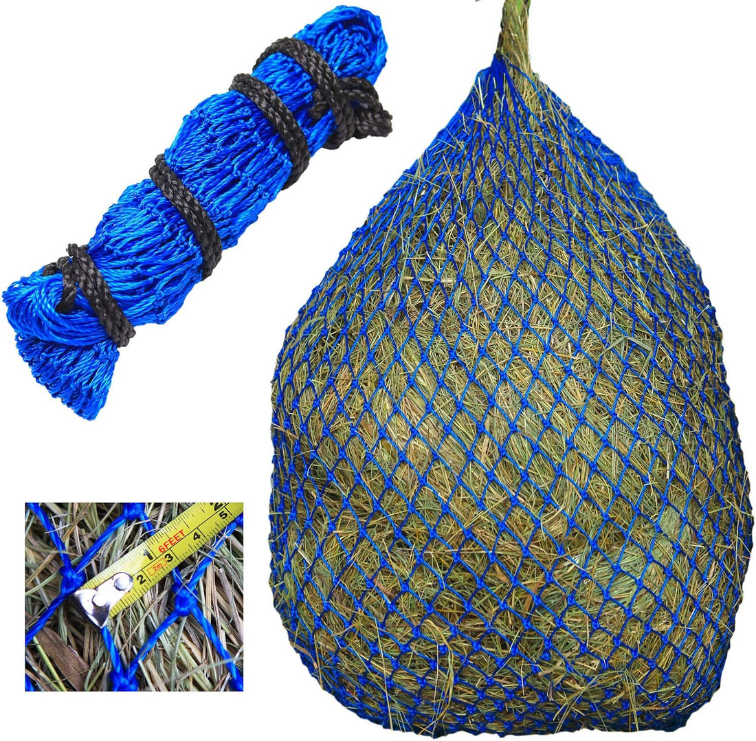 T TEKE Ultra Slow Hay Feeder Hay Nets, 1" Holes