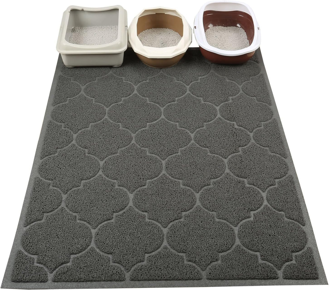 LittleTiger Cat Litter Mat, XL Super Size, Phthalate Free