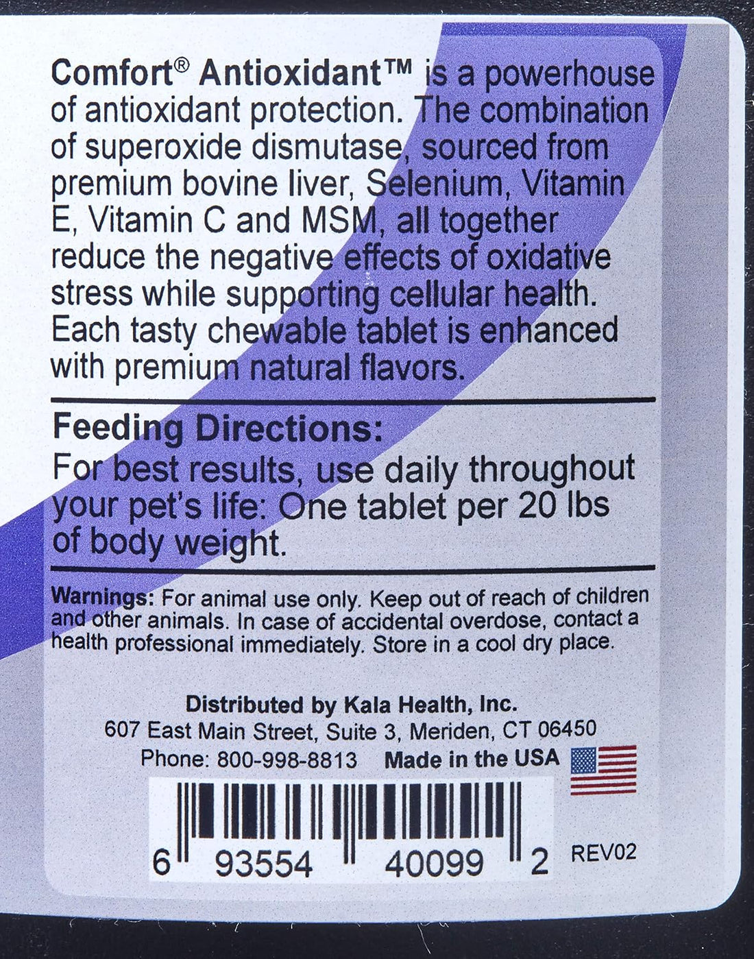 Kala Health Comfort Antioxidant Supplement for Dogs