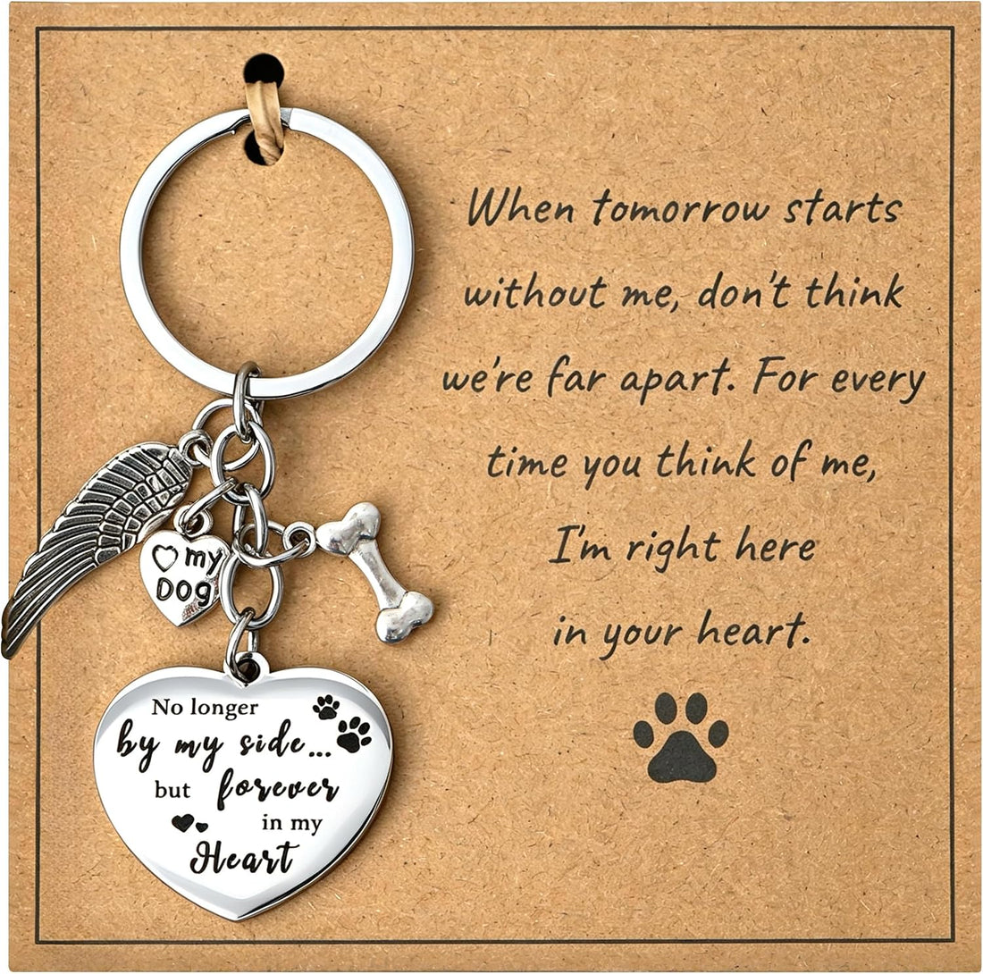 Pet Memorial Gifts for Dogs, Keepsakes Sympathy Remembrance Keychain