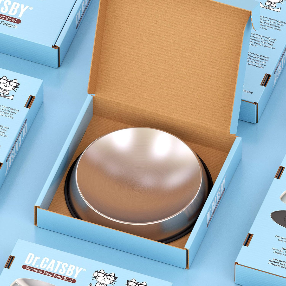 Dr. Catsby's Food Bowl for Whisker Relief